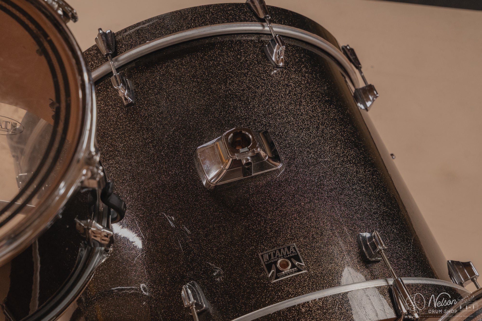 Used Tama Superstar Classic in Midnight Gold Sparkle - 18x22, 14x16, 12x14, 9x12
