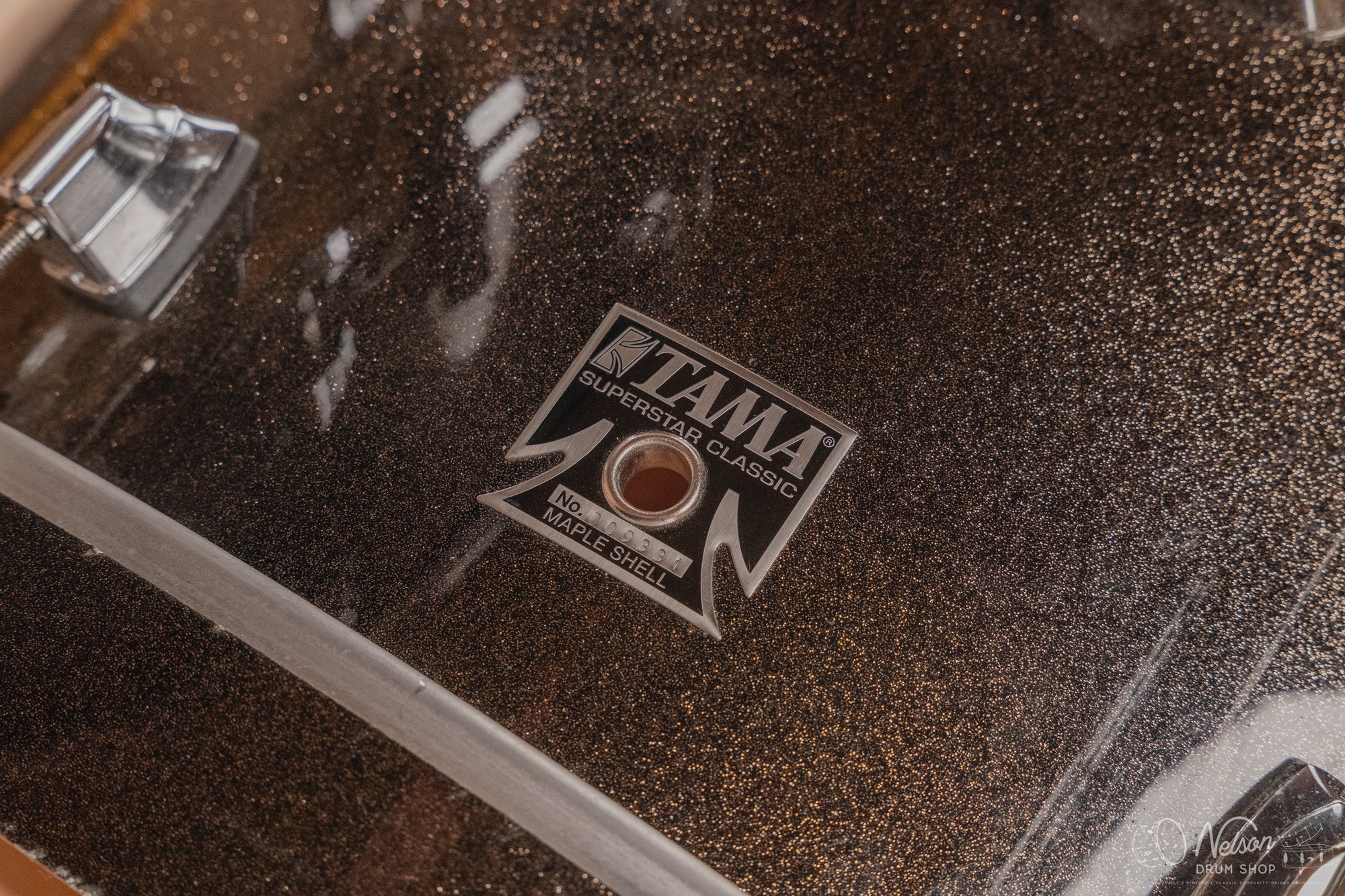 Used Tama Superstar Classic in Midnight Gold Sparkle - 18x22, 14x16, 12x14, 9x12