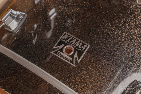Used Tama Superstar Classic in Midnight Gold Sparkle - 18x22, 14x16, 12x14, 9x12