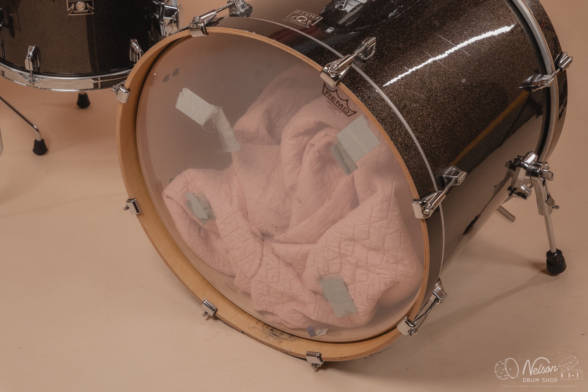 Used Tama Superstar Classic in Midnight Gold Sparkle - 18x22, 14x16, 12x14, 9x12