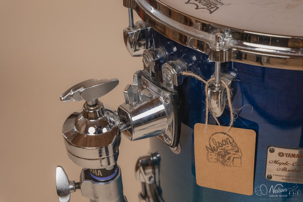 Used Yamaha Maple Custom Absolute Kit in Sea Blue Fade - 16x20, 8x10, 9x12, 12x14