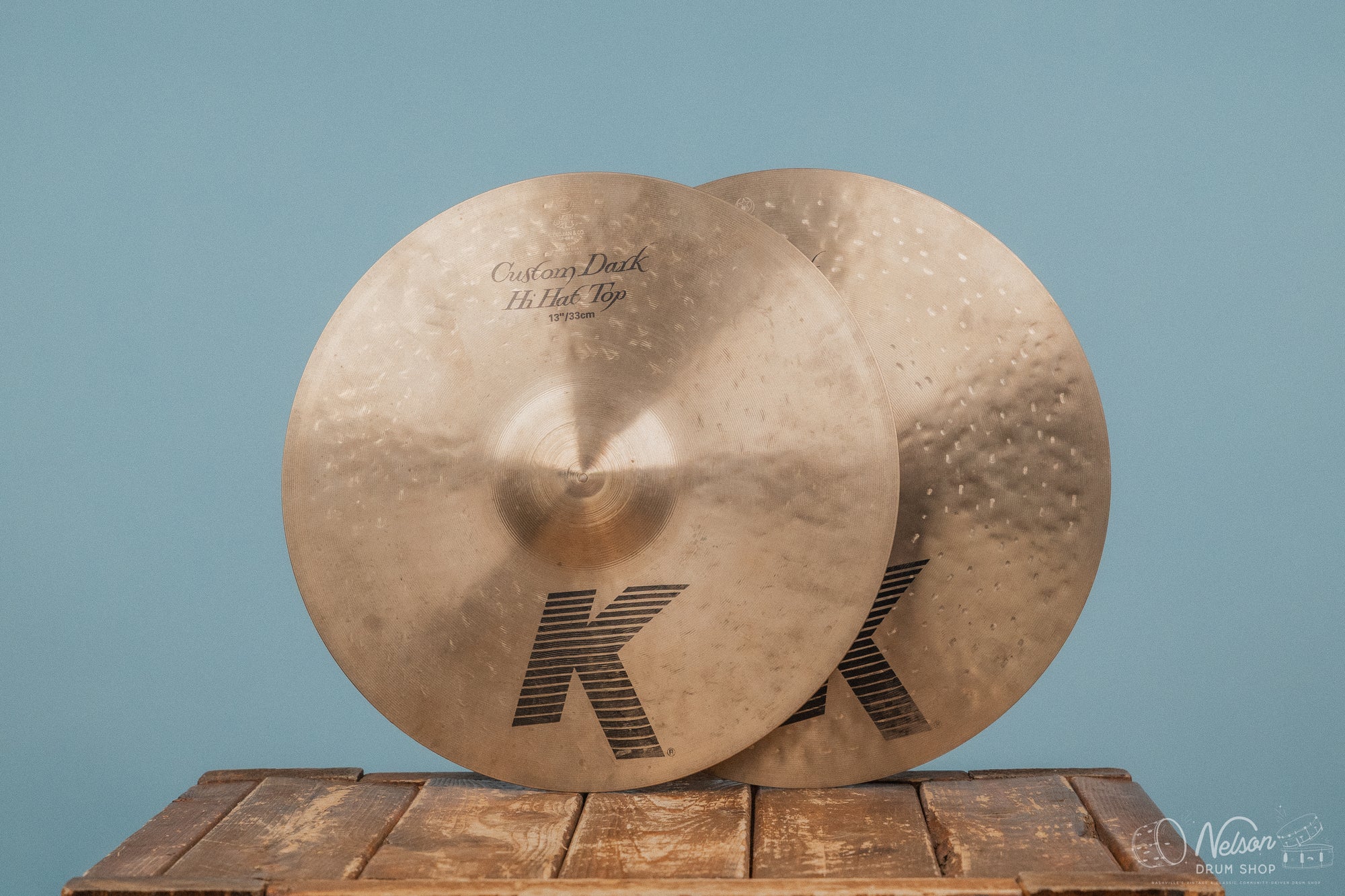 Used Zildjian K Custom Dark Hi Hats - 13"