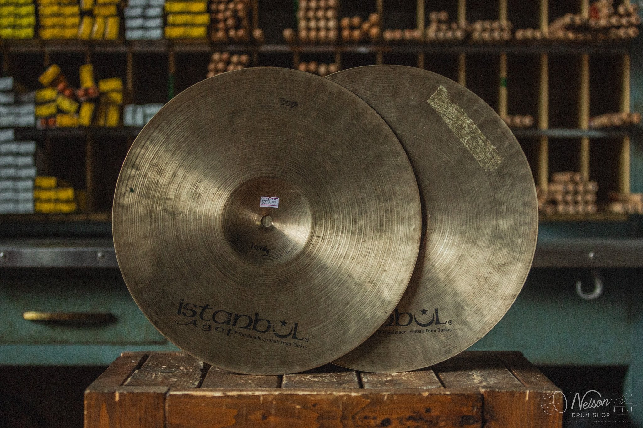Used Istanbul Agop Traditional Heavy Hi Hats - 14