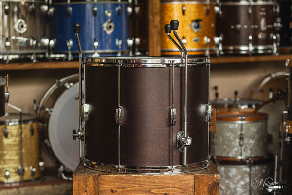 Used C&C Player Date I Floor Tom in Brown Mahogany - 15x18