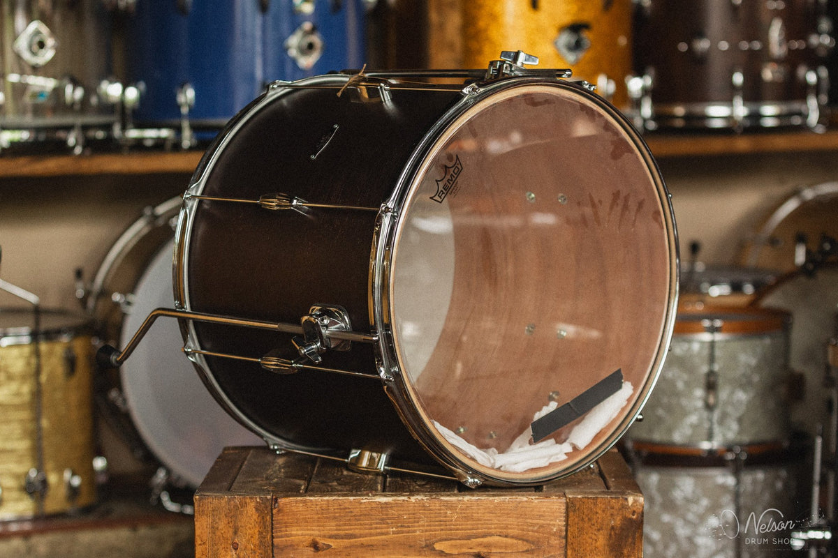 Used C&C Player Date I Floor Tom in Brown Mahogany - 15x18