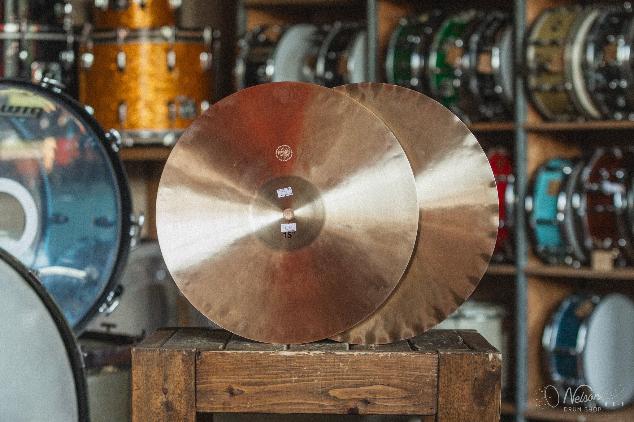 Paiste Formula 602 Sound Edge Hi Hats - 15 Paiste Formula 602 Sound Edge Hi Hats - 15