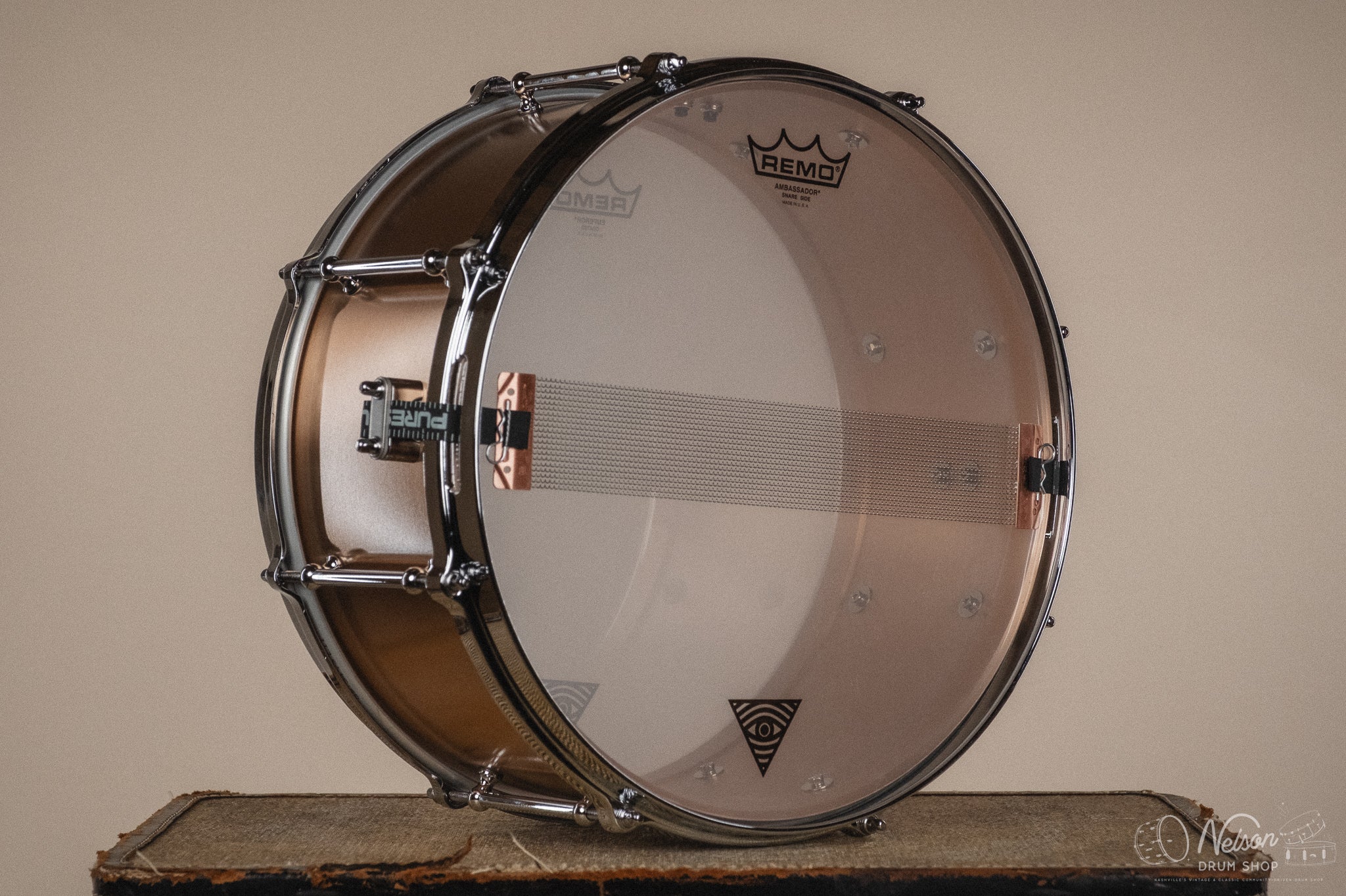 Blackwood Drum Co Cast Copper 8 Lug - 6.5x14 – Nelson Drum Shop