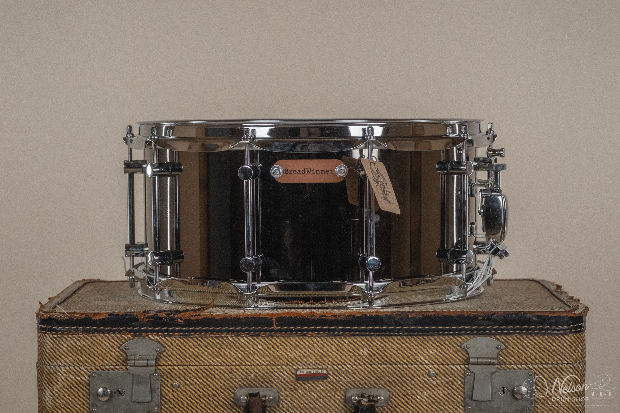BreadWinner 'Lunch Pail' 10 lug Black Nickel Over Brass - 6.5x14