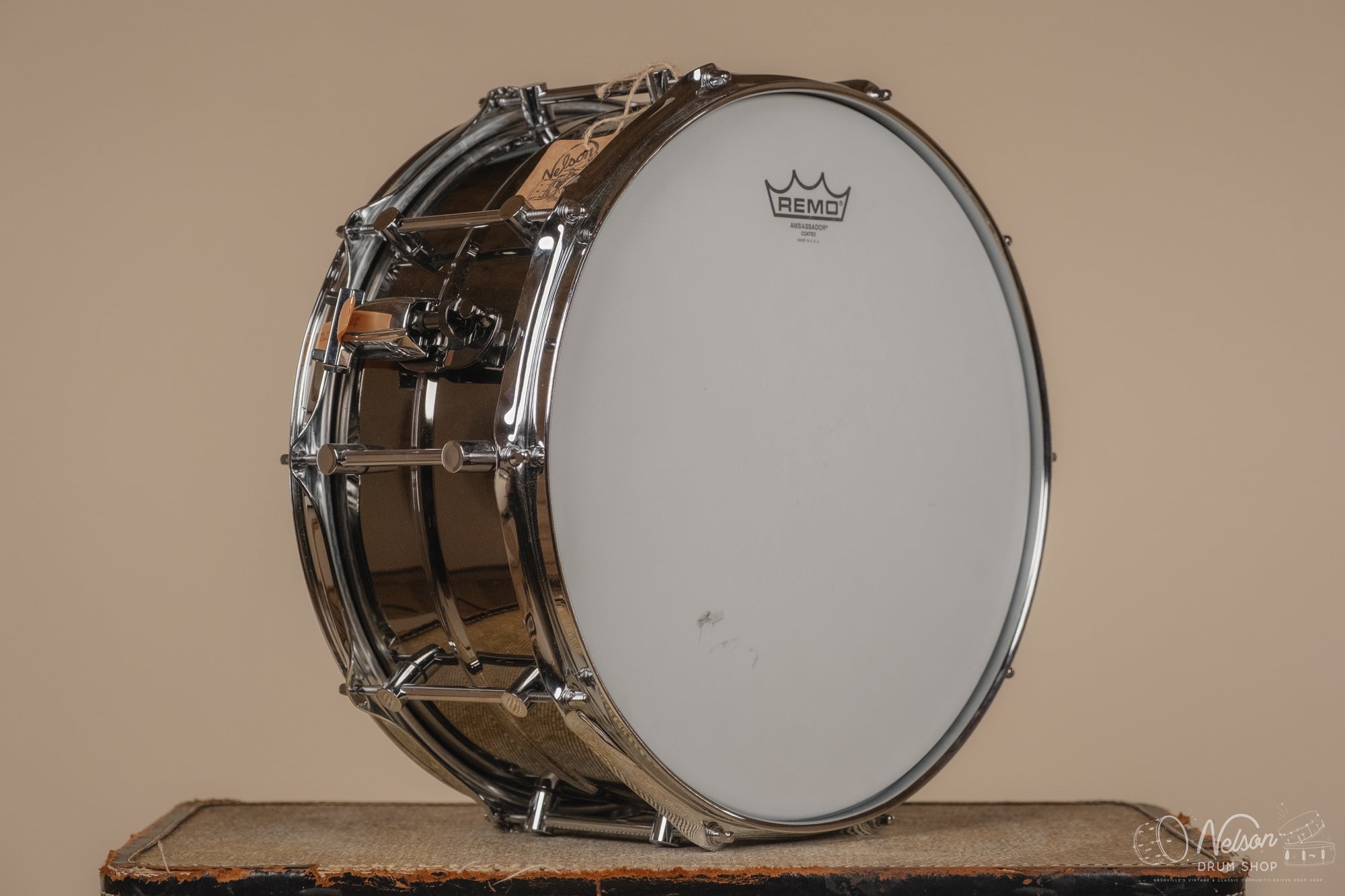 BreadWinner 'Lunch Pail' 10 lug Black Nickel Over Brass Beaded - 6.5x14
