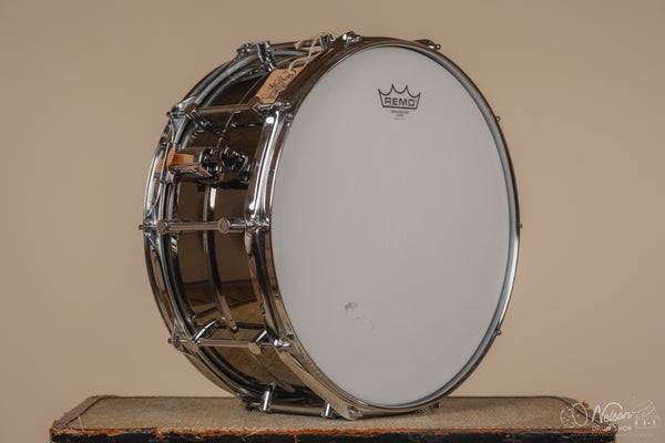 BreadWinner 'Lunch Pail' 10 lug Black Nickel Over Brass Beaded - 6.5x14