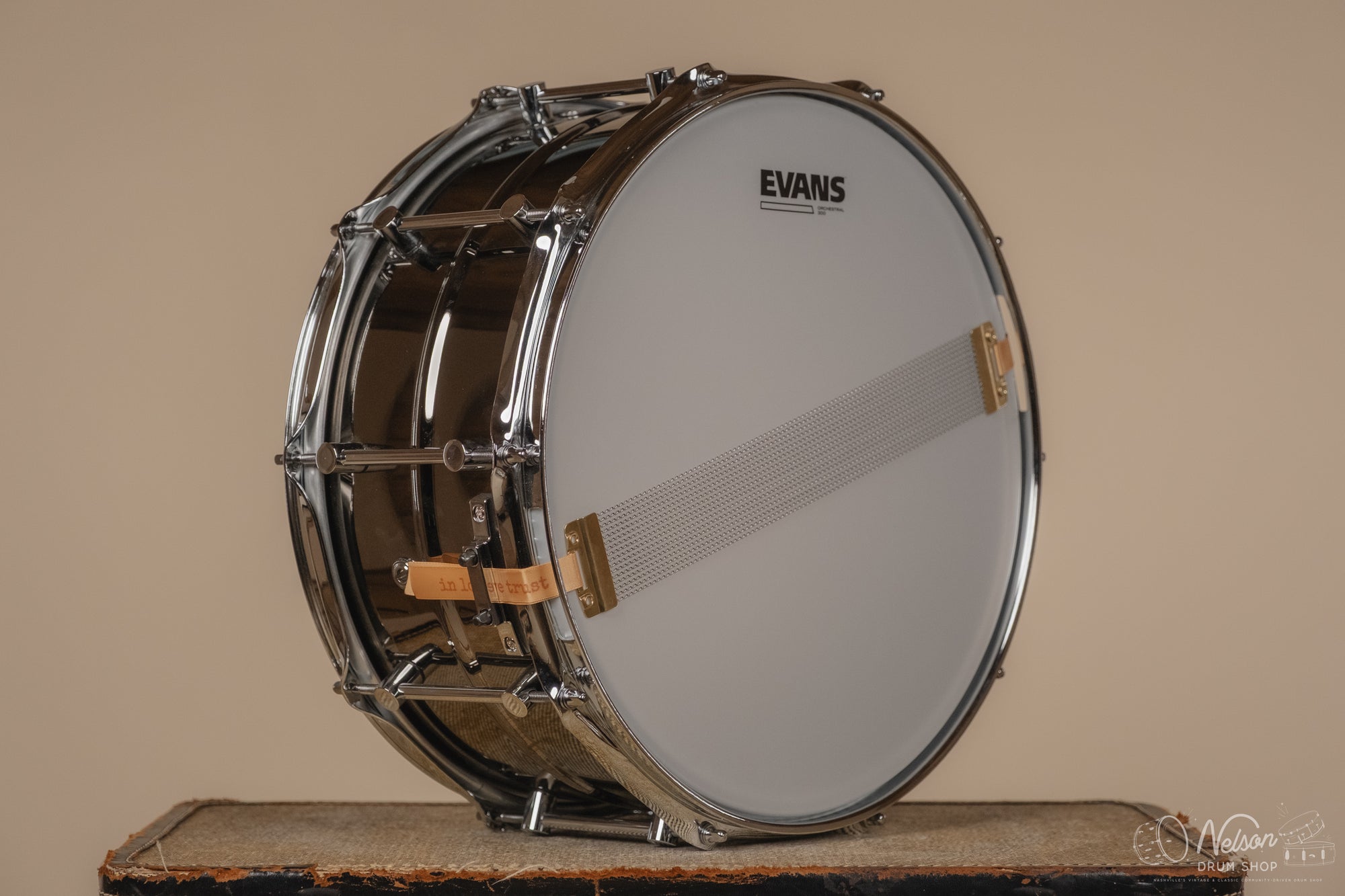 BreadWinner 'Lunch Pail' 10 lug Black Nickel Over Brass Beaded - 6.5x14