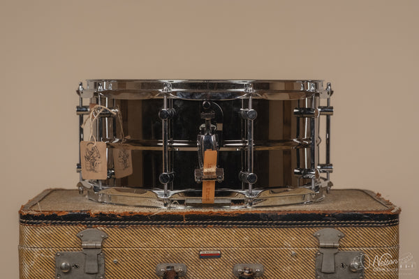 BreadWinner 'Lunch Pail' 10 lug Black Nickel Over Brass Beaded - 6.5x14