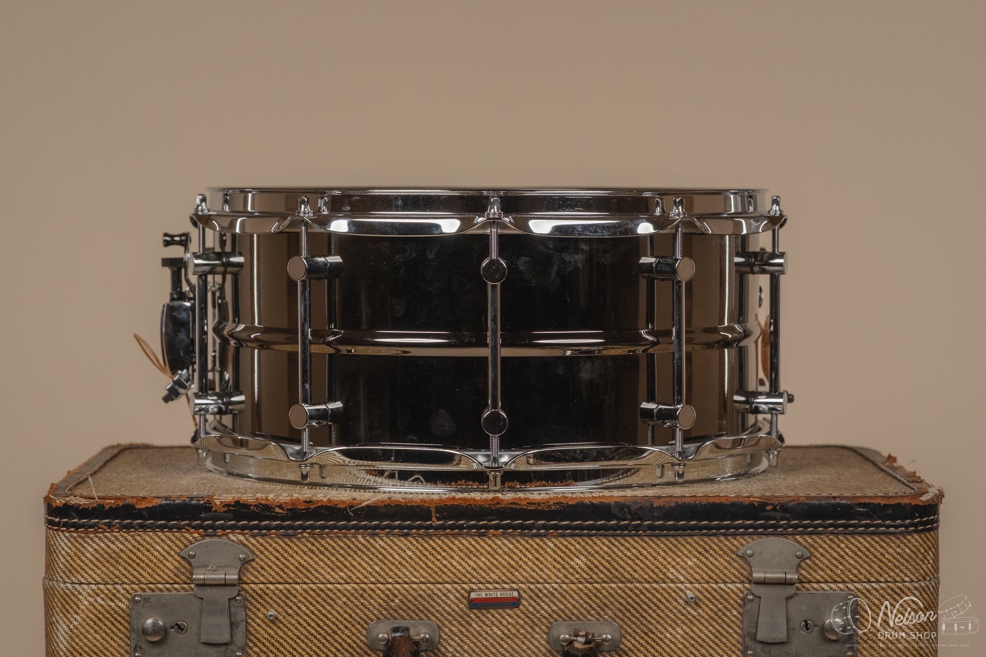 BreadWinner 'Lunch Pail' 10 lug Black Nickel Over Brass Beaded - 6.5x14