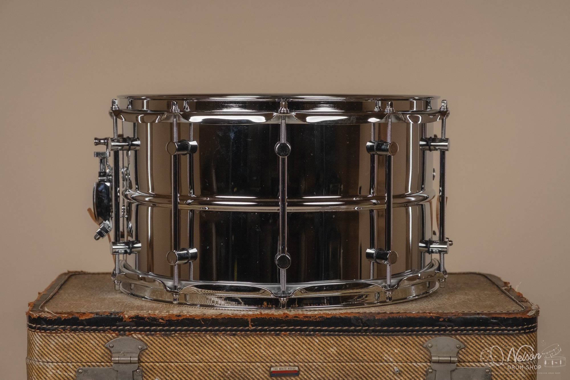 Breadwinner 'T-1000' Chrome Over Steel 10 lug Snare - 8x14