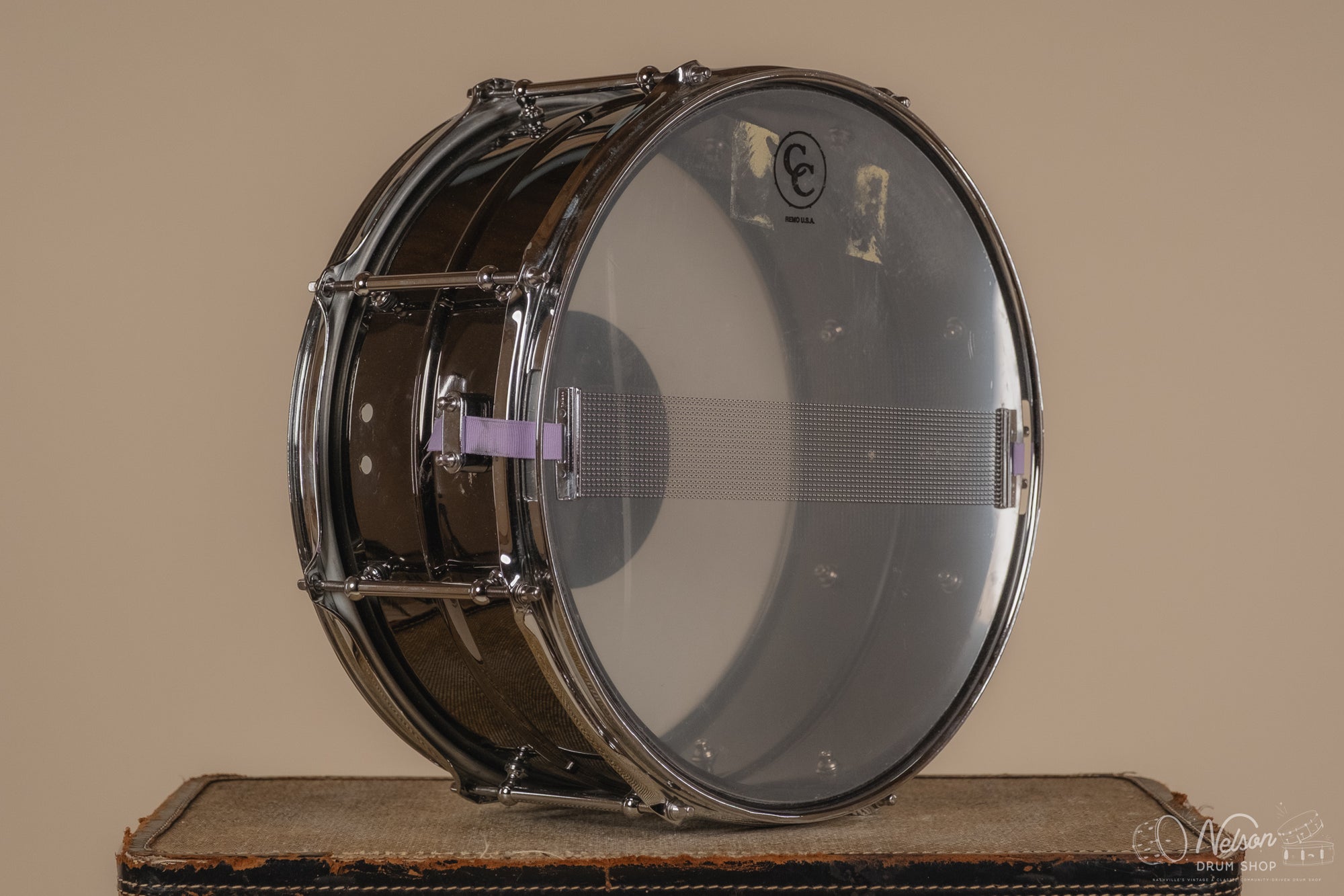 Used C&C Black Nickel Over Brass - 6.5x14"