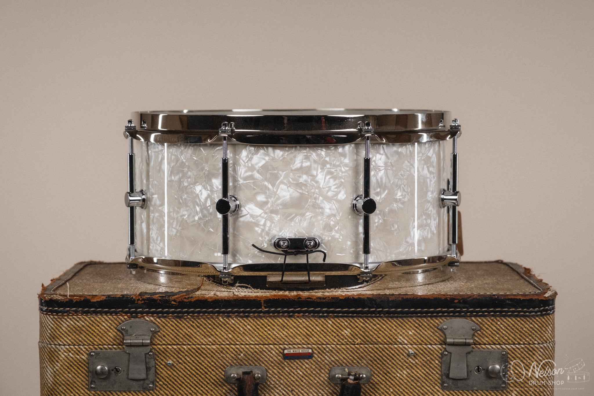 Canopus Neo-Vintage 'NV50M1' in White Marine Pearl - 6.5x14