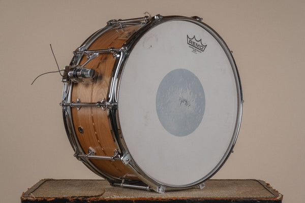 2014 Craviotto Johnny Signed Red Birch Snare - 7x14