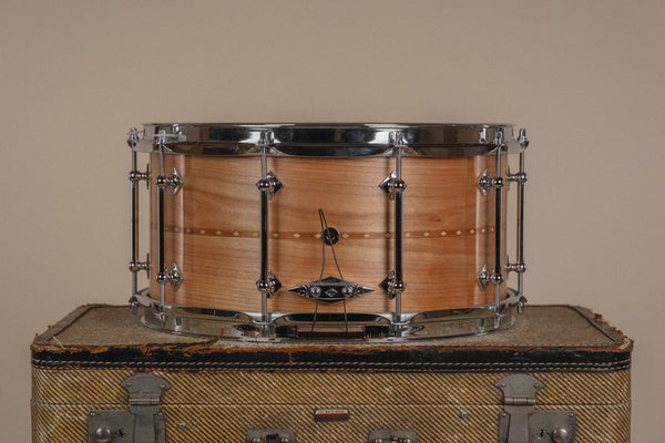 2014 Craviotto Johnny Signed Red Birch Snare - 7x14