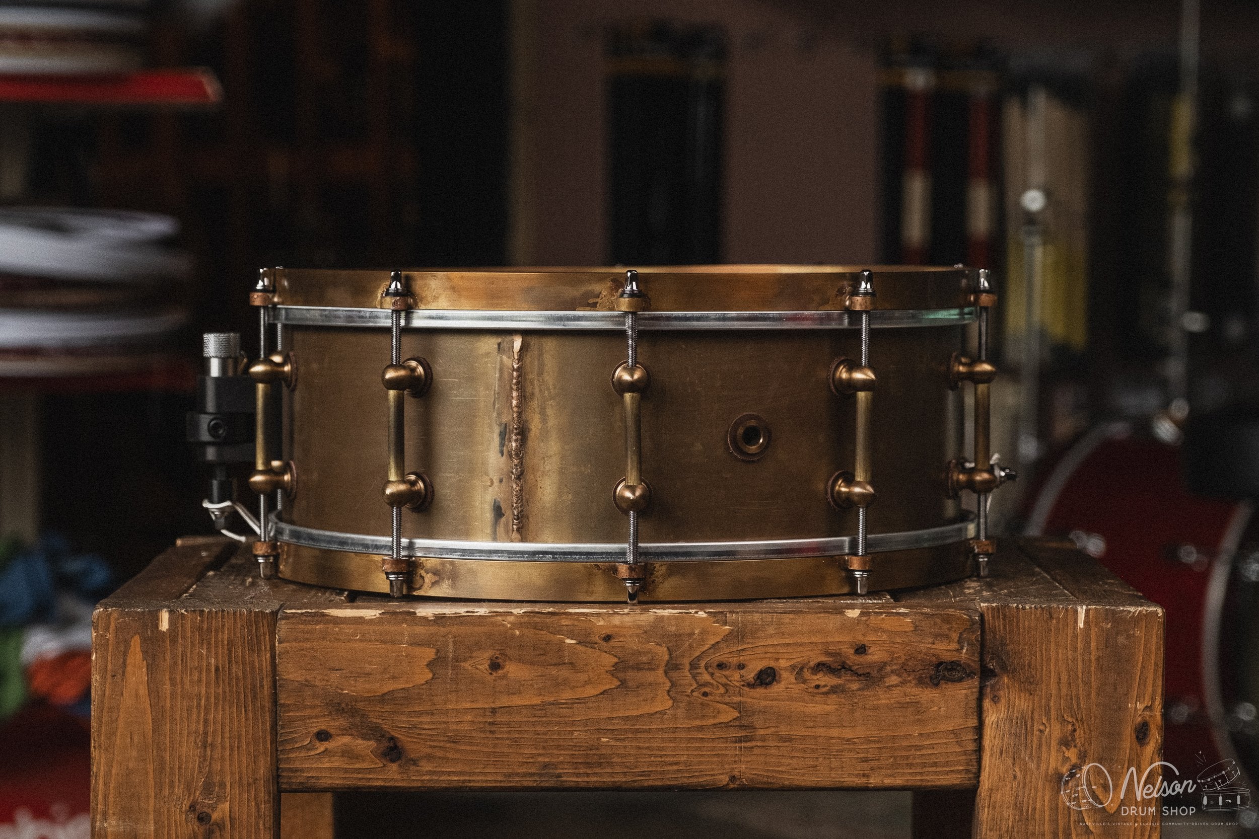 Ebenor Percussion 'Antique Brass' - 5.5x14 – Nelson Drum Shop