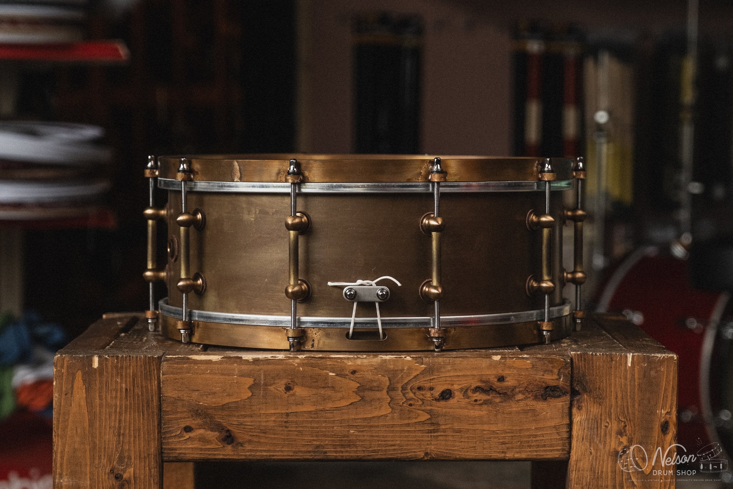 Ebenor Percussion 'Antique Brass' - 5.5x14 – Nelson Drum Shop
