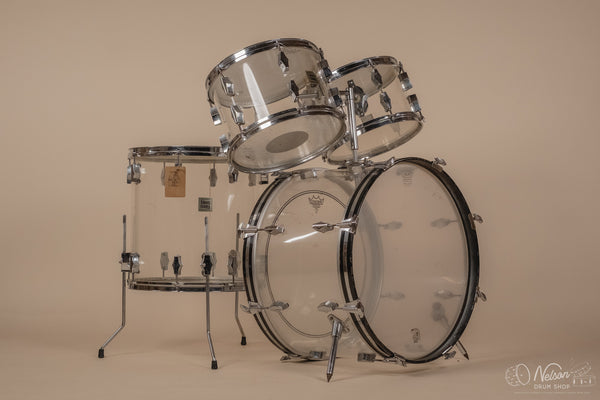 1970s Fibes Crystalite in Clear Acrylic - 14x22, 16x16, 9x13, 8x12