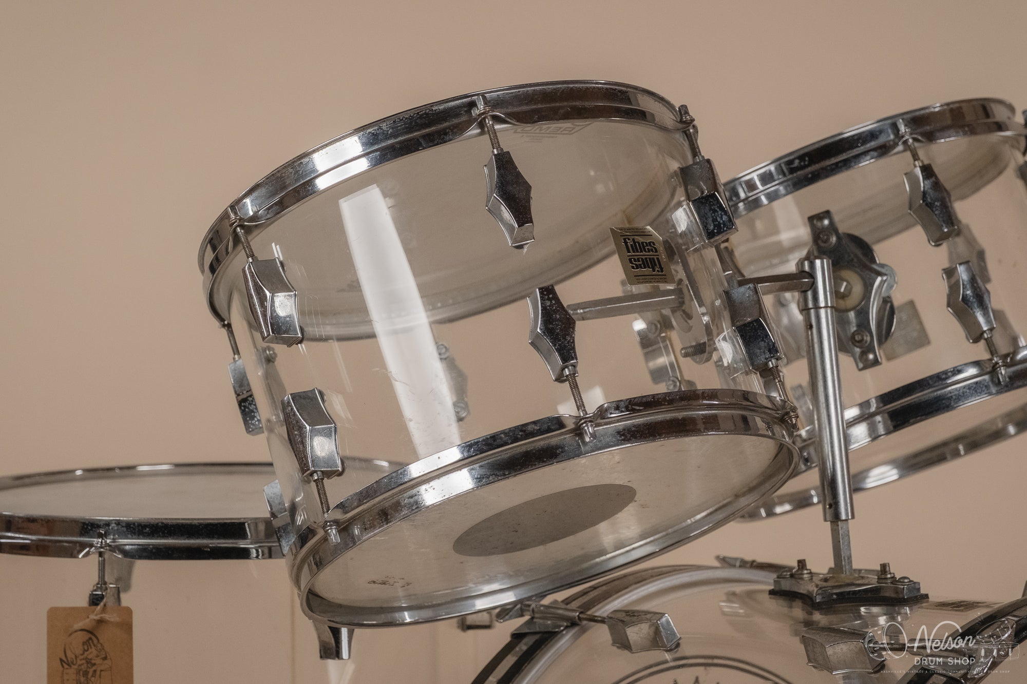 1970s Fibes Crystalite in Clear Acrylic - 14x22, 16x16, 9x13, 8x12