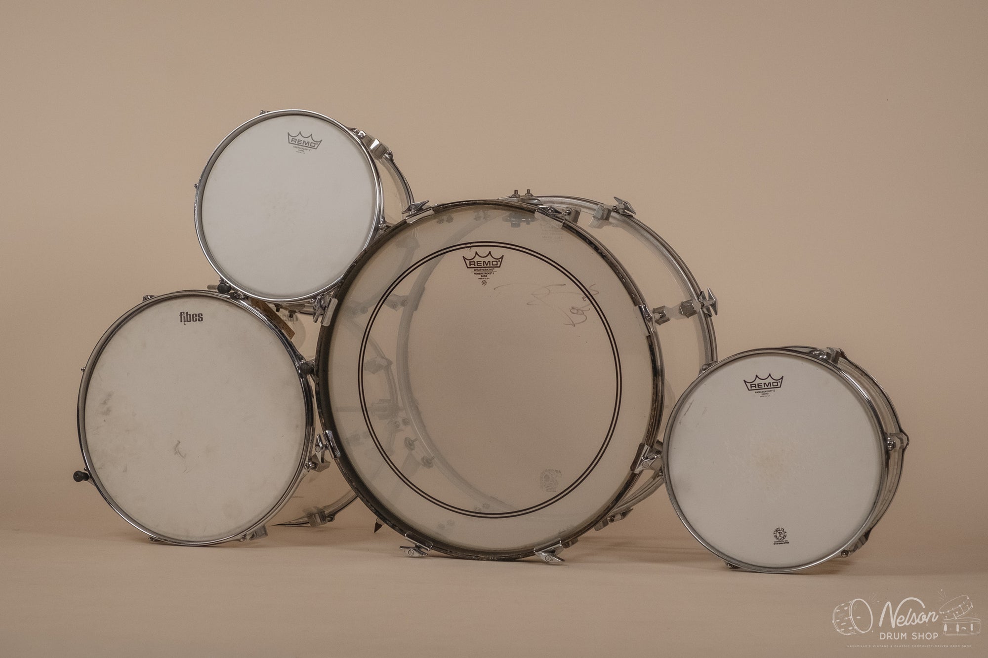 1970s Fibes Crystalite in Clear Acrylic - 14x22, 16x16, 9x13, 8x12