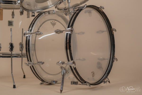 1970s Fibes Crystalite in Clear Acrylic - 14x22, 16x16, 9x13, 8x12