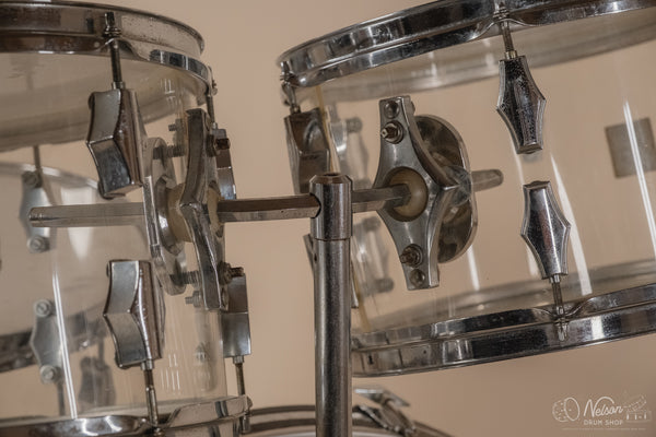 1970s Fibes Crystalite in Clear Acrylic - 14x22, 16x16, 9x13, 8x12