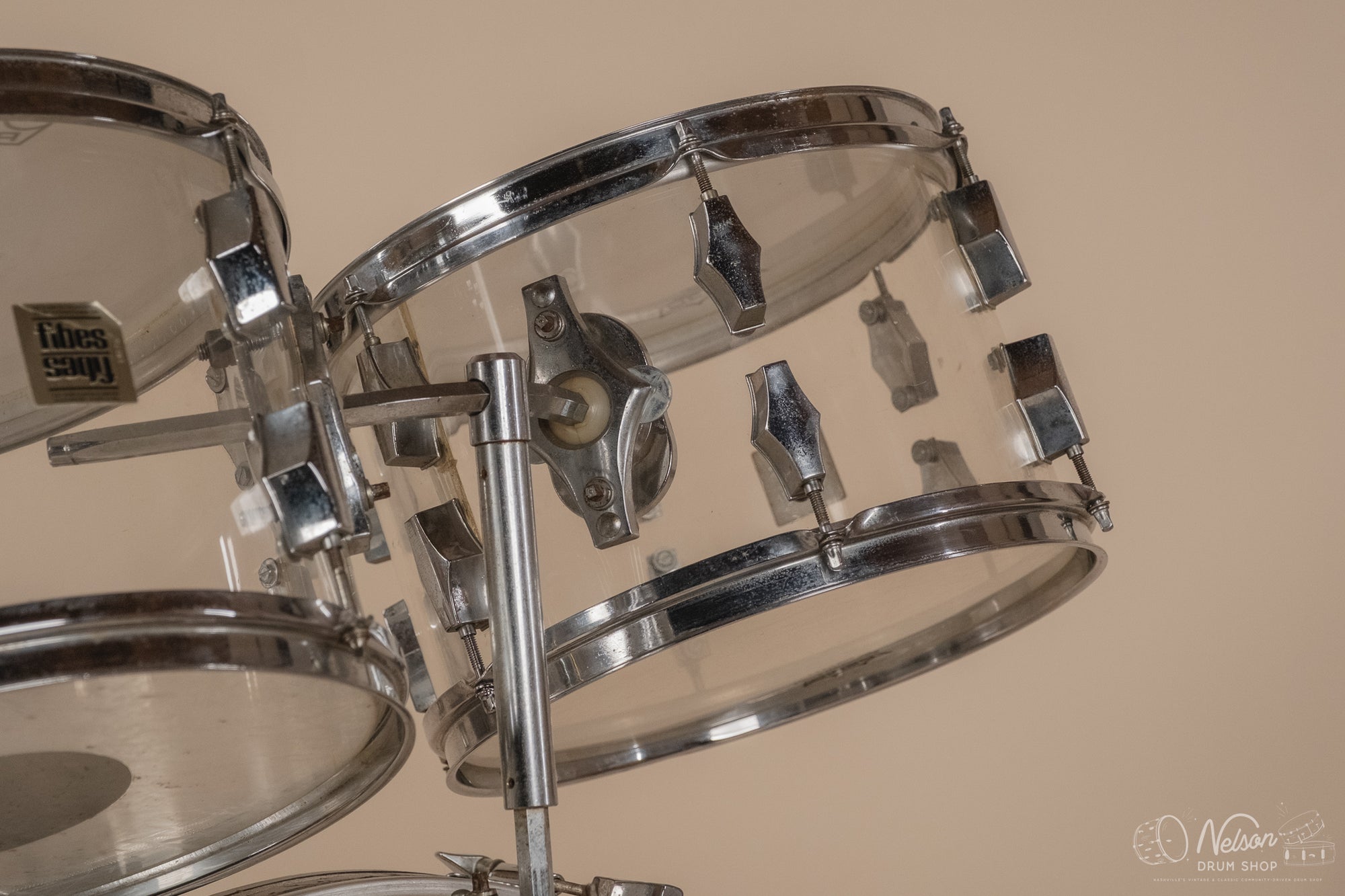 1970s Fibes Crystalite in Clear Acrylic - 14x22, 16x16, 9x13, 8x12