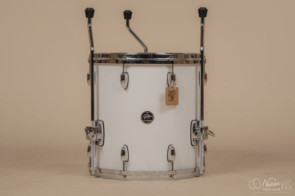 Used Gretsch 'Renown' Floor Tom in Matte White - 14x14