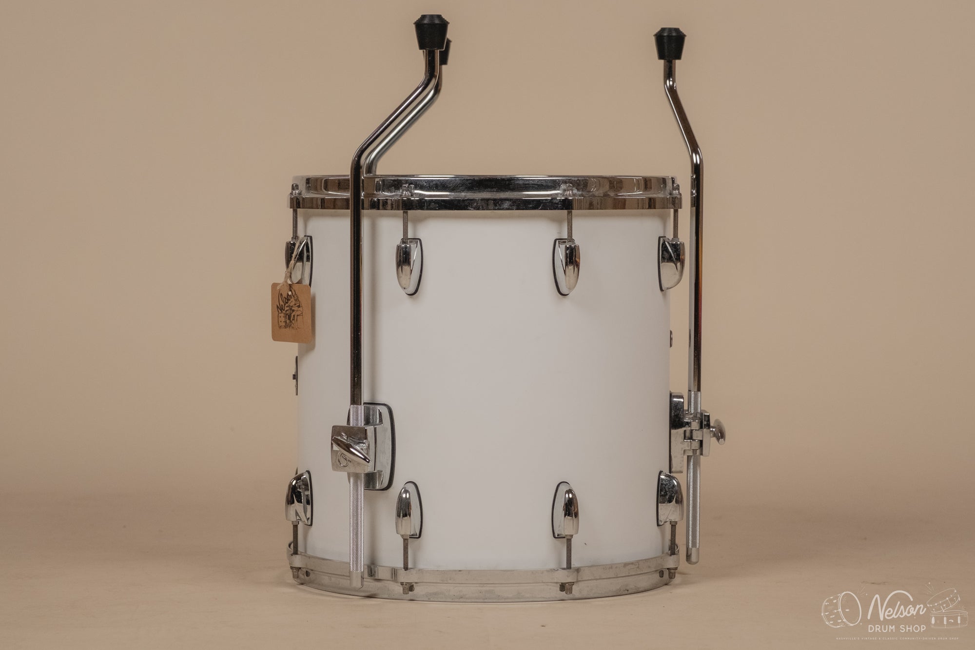 Used Gretsch 'Renown' Floor Tom in Matte White - 14x14