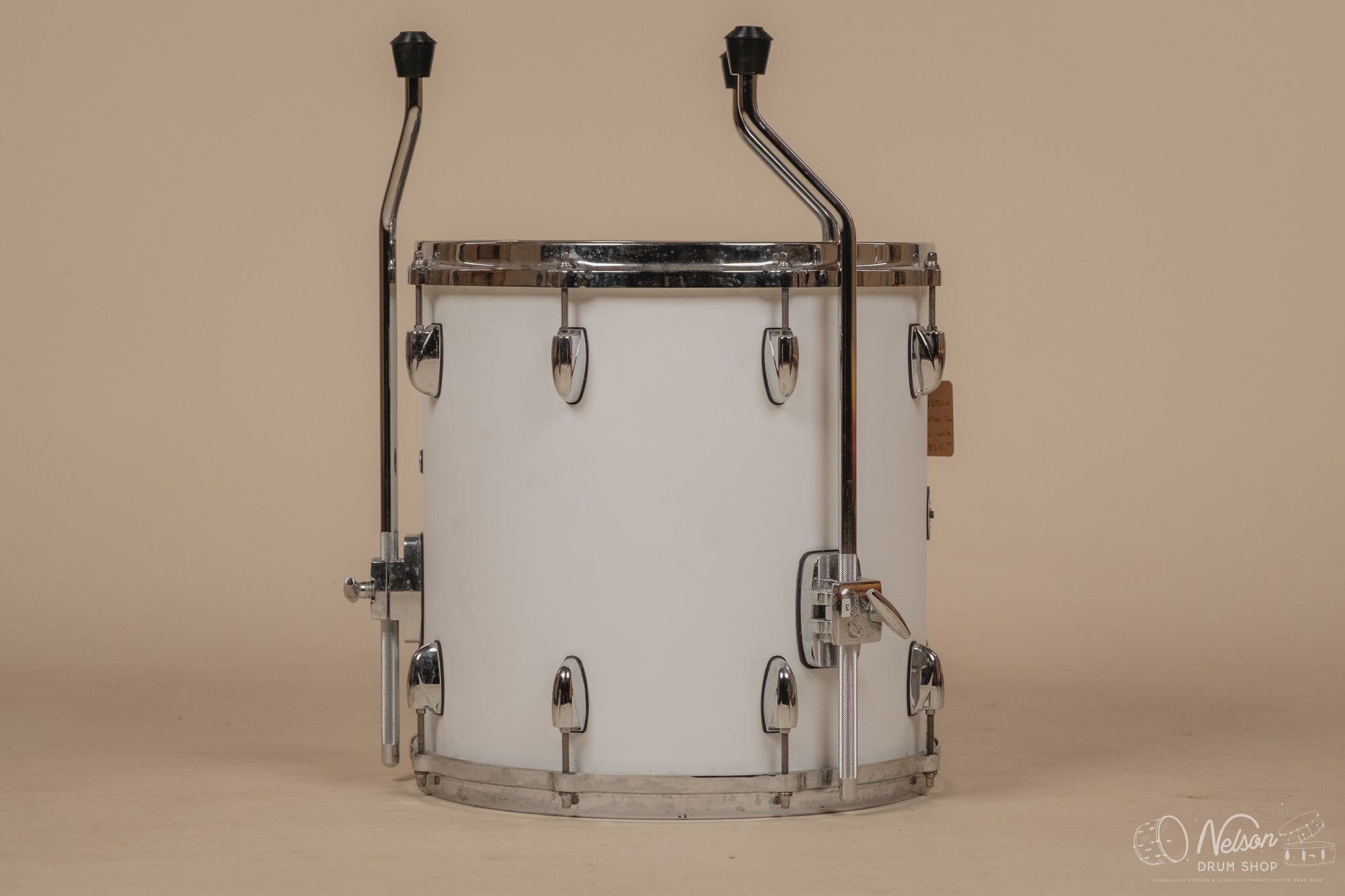Used Gretsch 'Renown' Floor Tom in Matte White - 14x14
