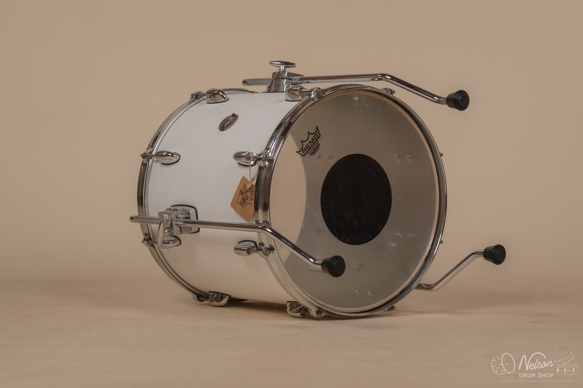 Used Gretsch 'Renown' Floor Tom in Matte White - 14x14