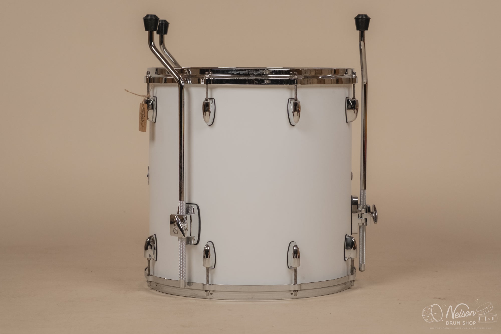 Used Gretsch 'Renown' Floor Tom in Matte White - 16x16