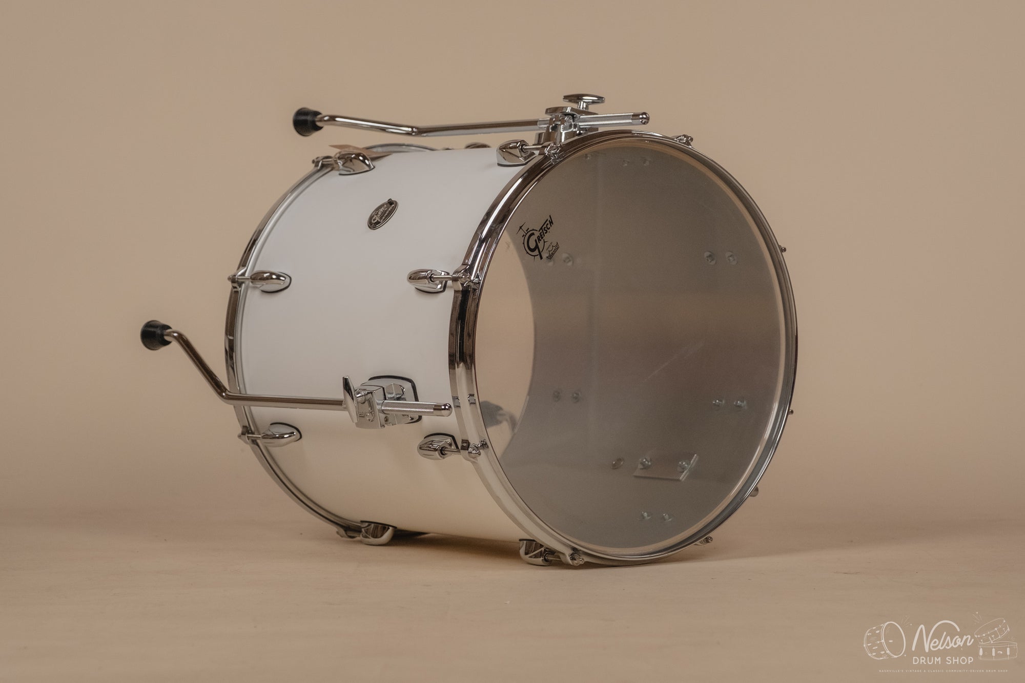 Used Gretsch 'Renown' Floor Tom in Matte White - 16x16
