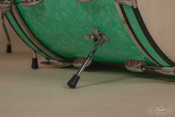 1950/60s Gretsch Re-wrapped in Mint Marine Pearl - 14x22, 16x16, 9x13