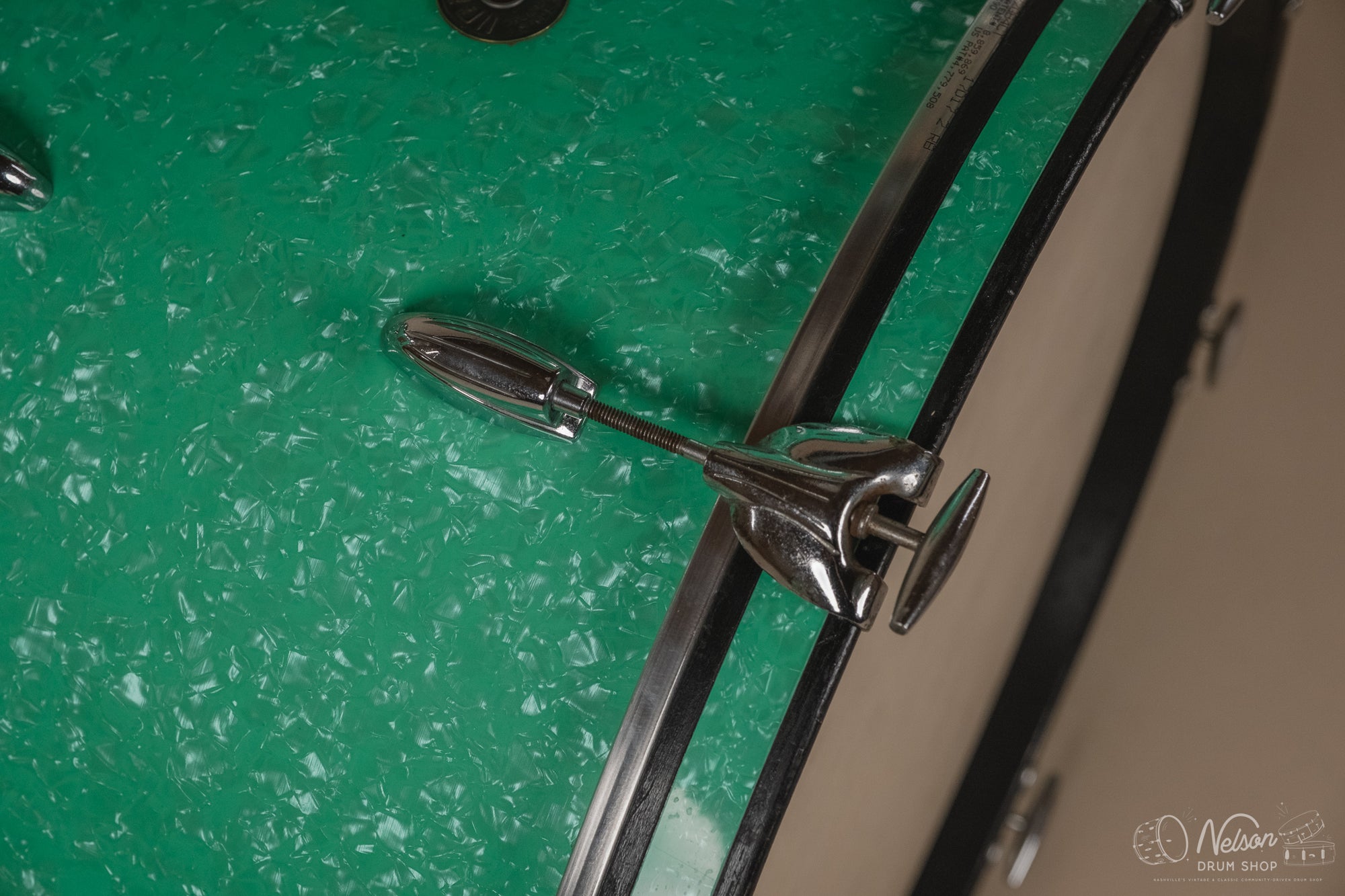 1950/60s Gretsch Re-wrapped in Mint Marine Pearl - 14x22, 16x16, 9x13