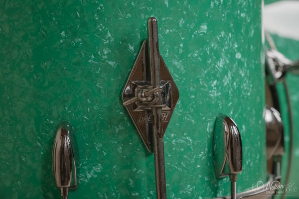 1950/60s Gretsch Re-wrapped in Mint Marine Pearl - 14x22, 16x16, 9x13