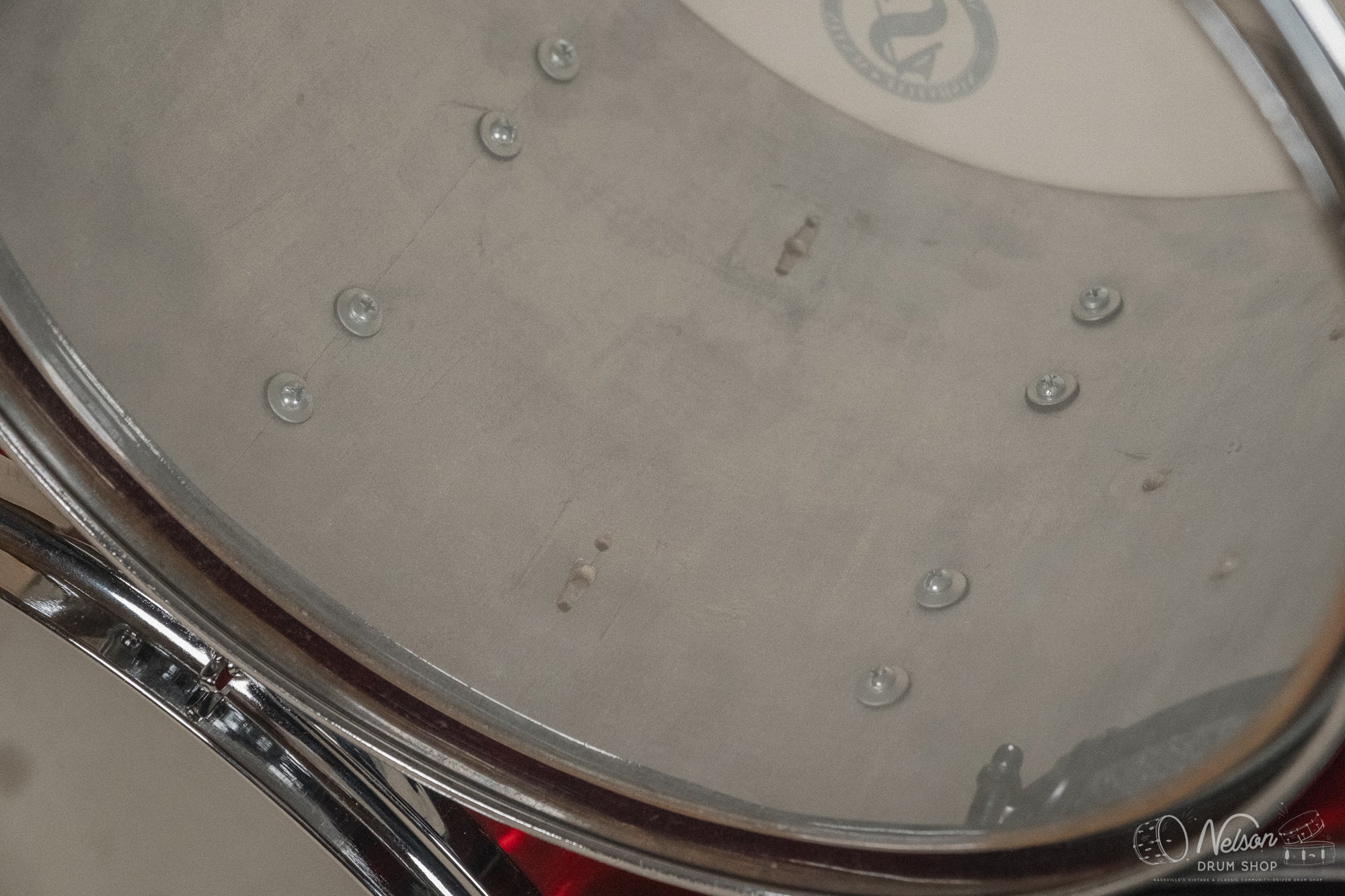 1960s Gretsch re-wrapped in Red Satin Flame - 14x22. 16x16, 9x13