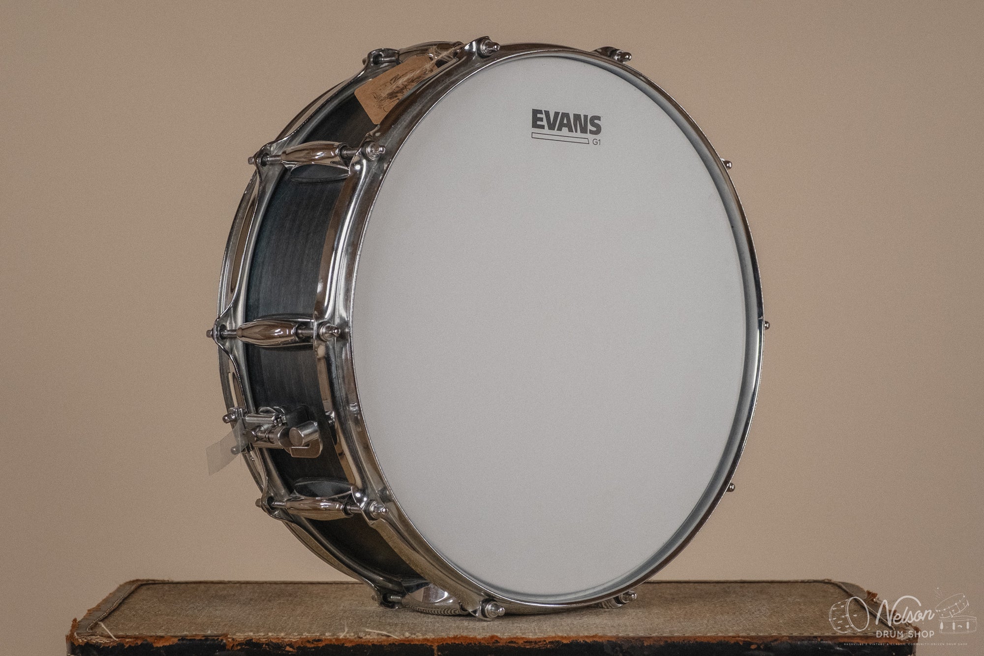 Used Gretsch USA Custom '4156' in Satin Azure Blue - 5x14