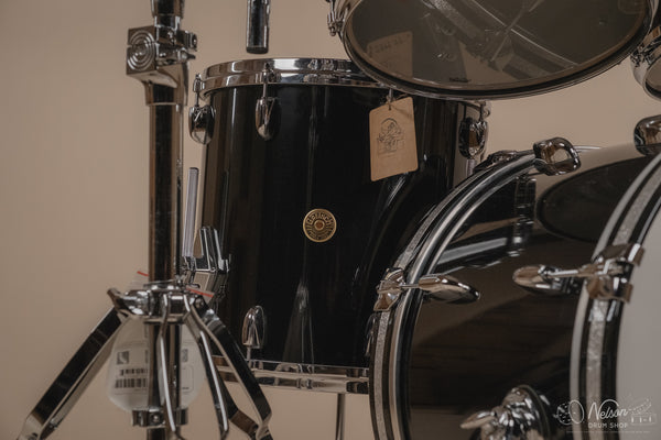 Used Gretsch USA Custom in Black Nitron - 14x20, 14x14, 9x12, 8x10