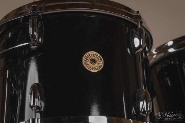 Used Gretsch USA Custom in Black Nitron - 14x20, 14x14, 9x12, 8x10