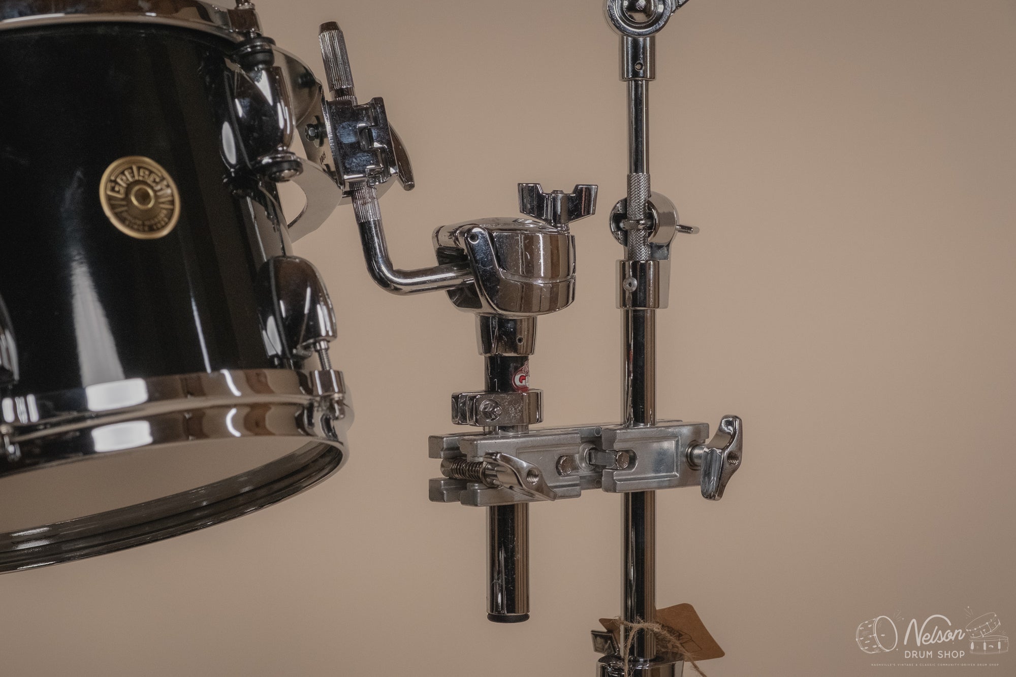 Used Gretsch USA Custom in Black Nitron - 14x20, 14x14, 9x12, 8x10