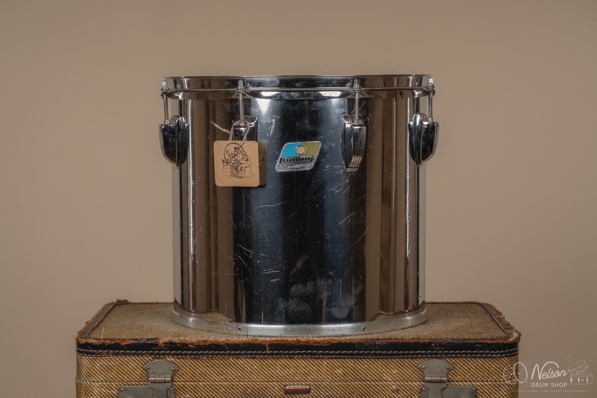 1980s Ludwig Power Concert Tom in Chrome - 12x13