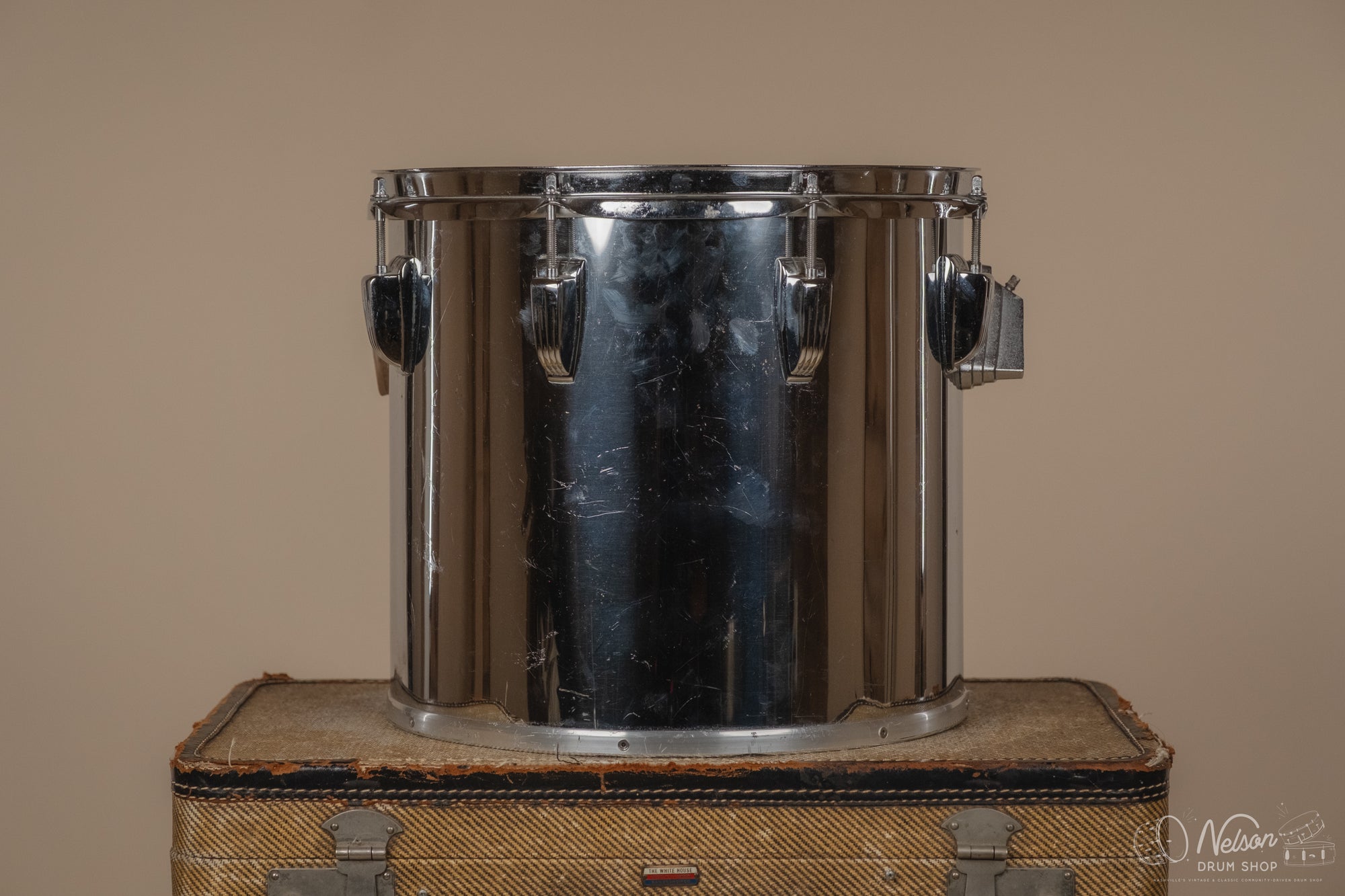 1980s Ludwig Power Concert Tom in Chrome - 12x13