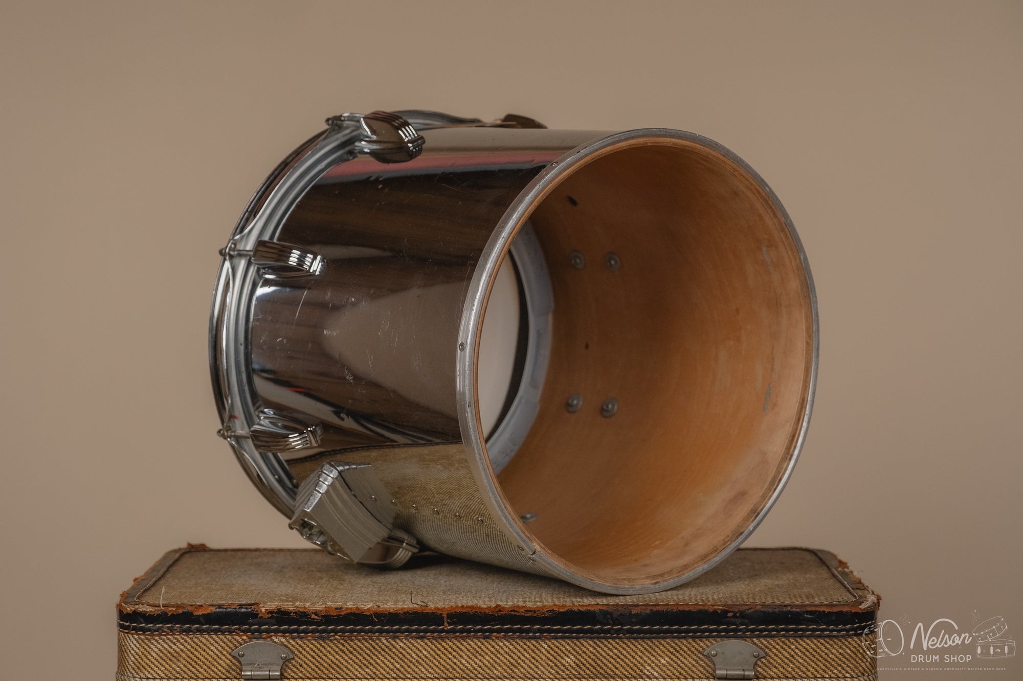 1980s Ludwig Power Concert Tom in Chrome - 12x13