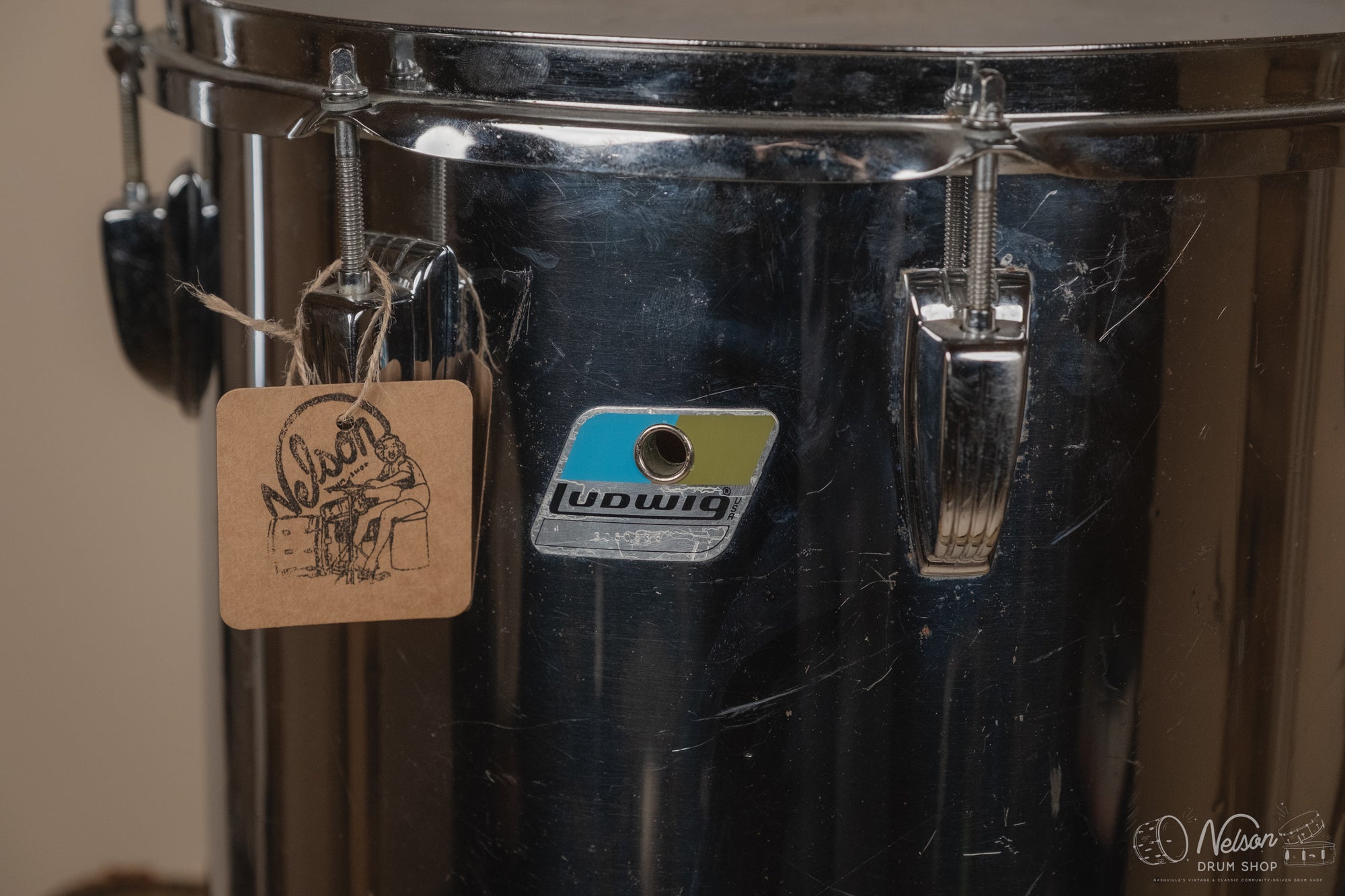 1980s Ludwig Power Concert Tom in Chrome - 12x13