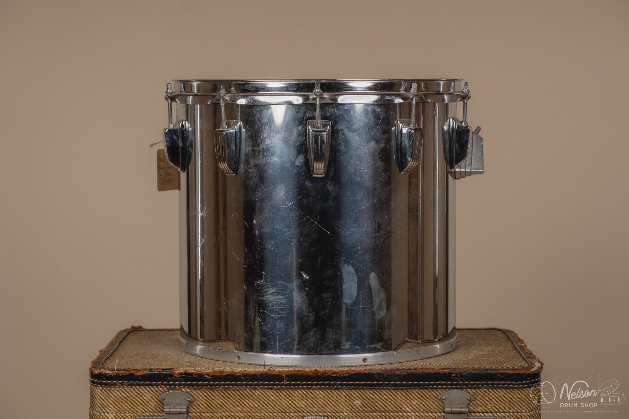 1980s Ludwig Power Concert Tom in Chrome - 13x14