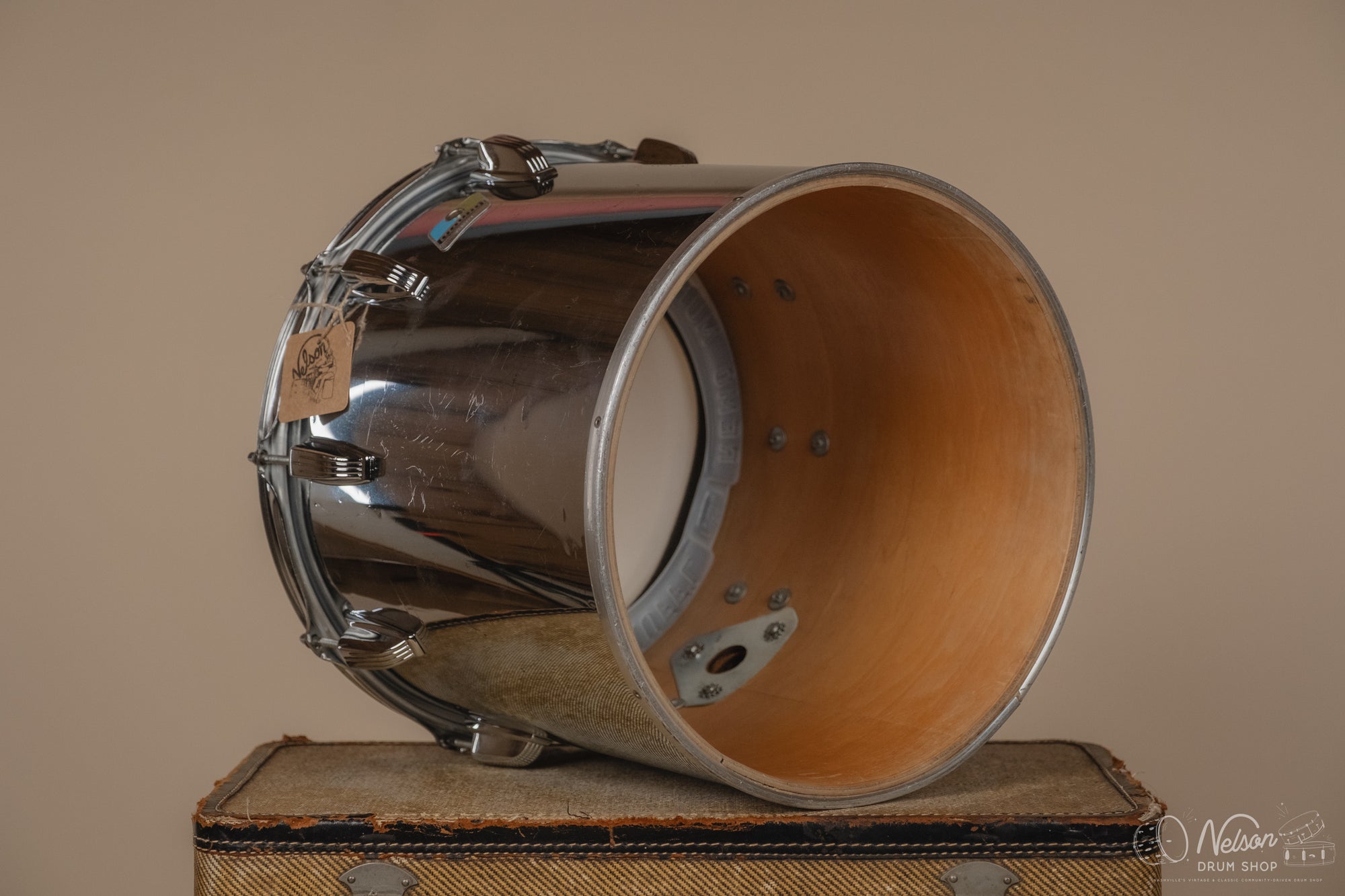 1980s Ludwig Power Concert Tom in Chrome - 13x14